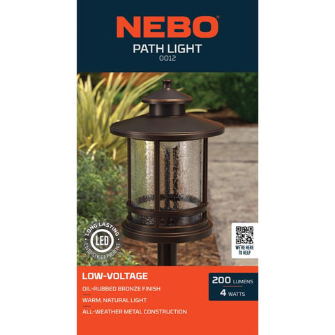 NEBO Low Voltage 4 W LED Pathway Light 1 pk