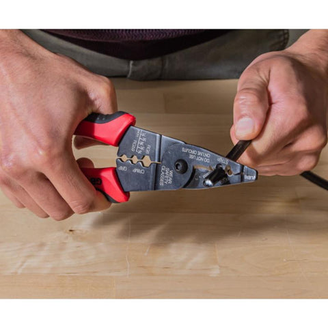 Gardner Bender 1-1/4 in. L Black/Red Coaxial Cable Stripper