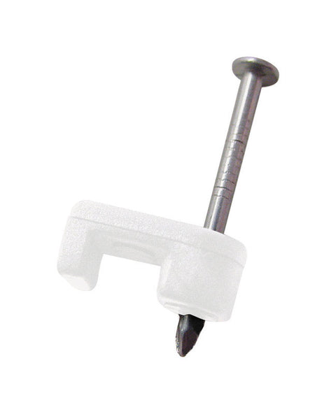 GB 3/16 in. W Zinc-plated Plastic Insulated Plastic Staple 25
