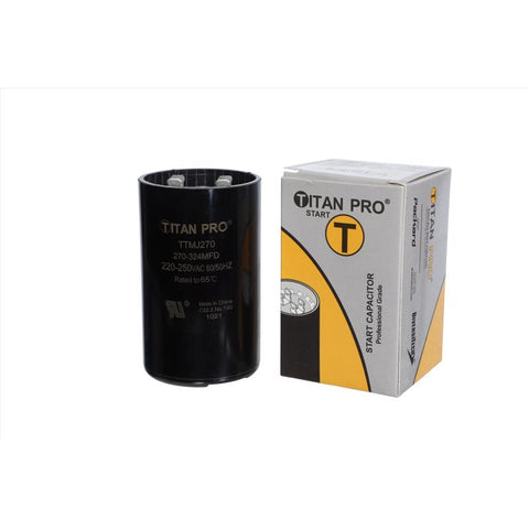 Titan Pro 270-324 MFD 250 V Round Start Capacitor