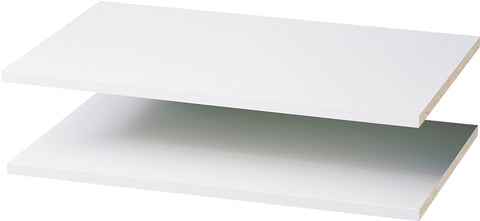 Easy Track RS1423 Adjustable Shelf, White, 100 lb, 14 in L, 23-7/8 in W, Wood