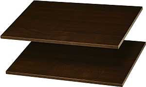 Easy Track RS1423-T Adjustable Shelf, Truffle, 100 lb, 14 in L, 23-7/8 in W, Wood