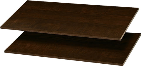 Easy Track RS1436-T Adjustable Shelf, Truffle, 14 in L, 34-7/8 in W, Wood