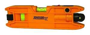 Johnson 40-0915 Torpedo Laser Level, 7 in L, 3-Vial, Magnetic, Plastic