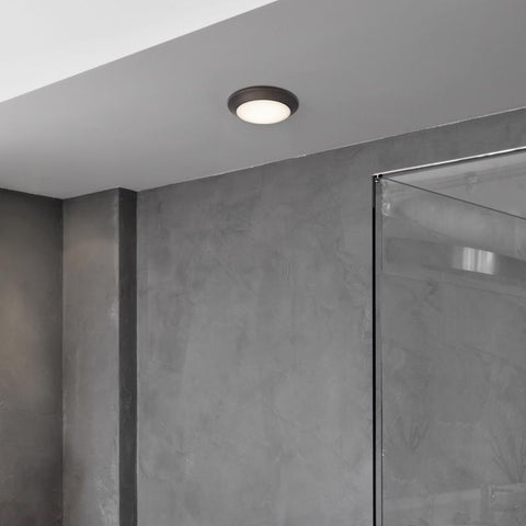 Westinghouse Color Changing Technology 1.25 in. H X 7.5 in. W X 7.5 in. L Frost Black Ceiling Fixtur