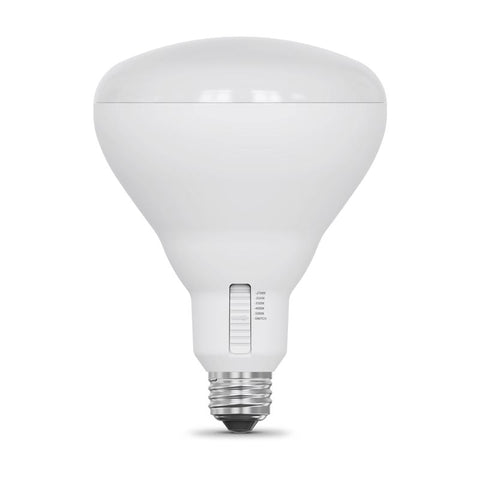 Feit BR40 E26 (Medium) LED Bulb Adjustable White 100 Watt Equivalence 2 pk