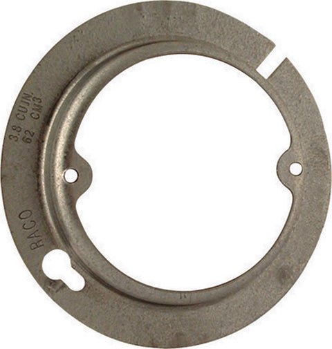 Raco Round Steel Electrical Cover For Light Fixtures Silver