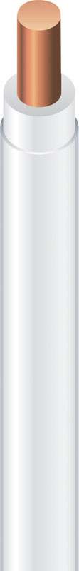 Southwire 12/1 THHN Solid Wire White