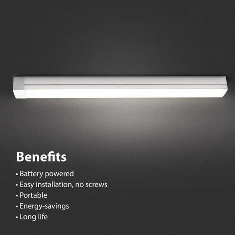 Feit 16.5 in. L White Battery Powered LED Under Cabinet Light Strip