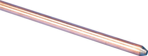 Erico 1/2 in. Copper-Bonded Steel Copper Ground Rod 1