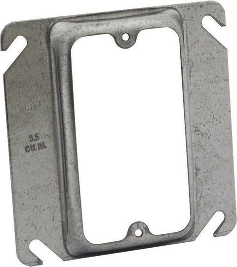 Raco Square Steel 1 gang Electrical Cover For Single Wiring Device Gray