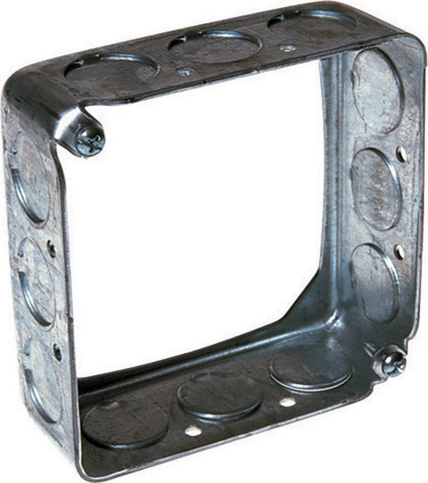 Raco 4 in. H Square Box Extension 1/2 in. Gray Steel