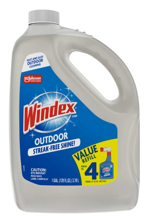 WINDEX OUTDOOR GLASS CLEANER R, Pack of 4