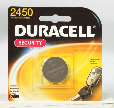Duracell Security Battery 2450 3 volts 1 pk
