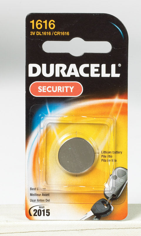 Duracell Security Battery 1616 3 volts 1 pk