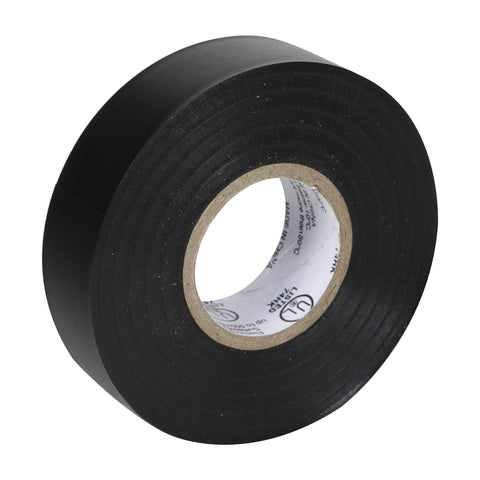 Duck Professional Grade 3/4 in. W X 66 ft. L Black Vinyl Electrical Tape, Pack of 12