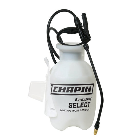 Chapin 27010 Compression Sprayer, 1 gal Tank, Poly Tank, 34 in L Hose