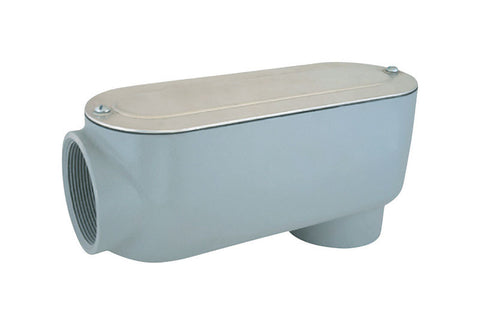 Sigma 3/4 in. Dia. x 5 L Conduit Body Die-Cast Aluminum