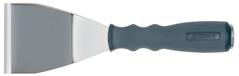 ALLWAY BS3 Paint Scraper, 3 in W Blade, Bent Blade, Steel Blade, Nylon ...