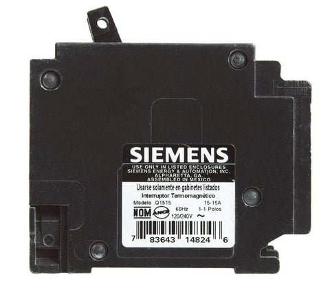 Siemens HomeLine Tandem/Single Pole 15/15 amps Circuit Breaker