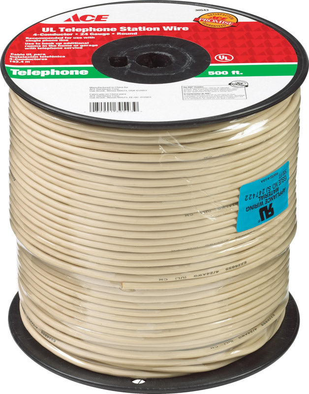 Ace Ivory Telephone Station Wire – Shell Lumber and Hardware