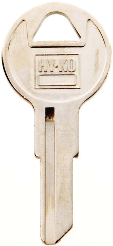 Hy-Ko 11010IL11 Key Blank, Brass, Nickel, For: Illinois Cabinet, House Locks and Padlocks, Pack of 10