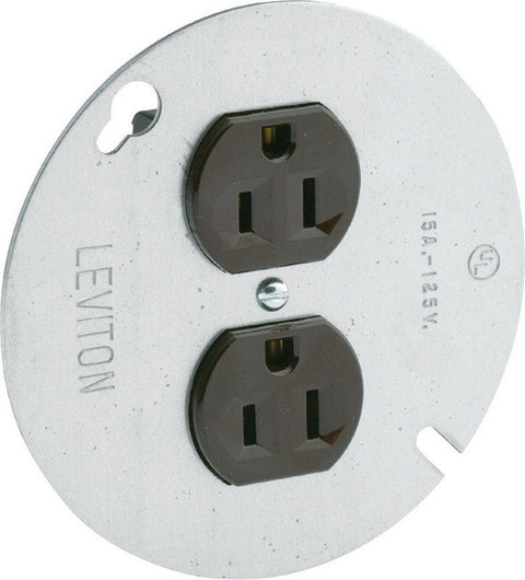 Leviton Electrical Receptacle 15 amps 5-15R 125 volts Brown