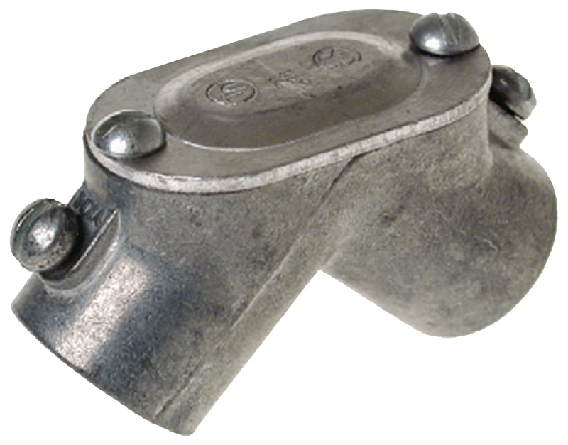 Hubbell PEEE075R1 Pull Elbow with Gasket, 90 deg Angle, 3/4 in, Zinc ...