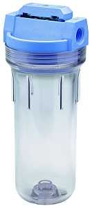 Culligan HF-360 Water Filter Housing, Buna-N/EPDM, Clear Blue