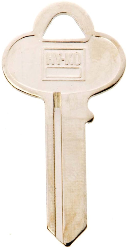 Hy-Ko 11010CO3 Key Blank, Brass, Nickel, For: Corbin Russwin Cabinet, House Locks and Padlocks, Pack of 10