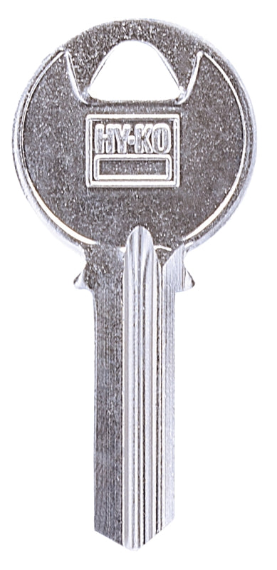 Hy-Ko 11010K1 Key Blank, Brass, Nickel-Plated, For: Keil K1 Locks, Pack of 10