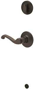 Schlage J Series JH59LAS716RH Handleset Interior Trim, 3 Grade, Mechanical Lock, Metal, Aged Bronze, Lever Handle