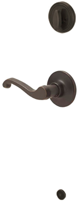 Schlage J Series JH59LAS716RH Handleset Interior Trim, 3 Grade, Mechanical Lock, Metal, Aged Bronze, Lever Handle
