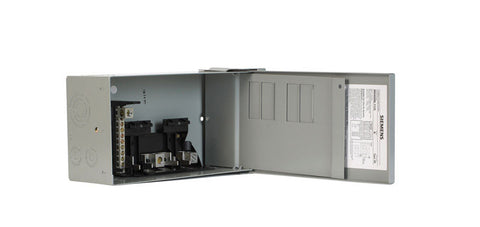Siemens 125 amps 4 space 8 circuits 120/240 volts Surface Main Lug Main Lug Load Center