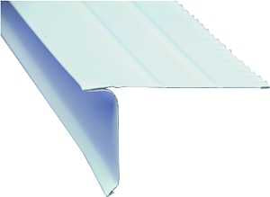 Amerimax 5504500120 Roof Edge, 10 ft L, 2.33 in W, 1-1/2 in H, Aluminum, White, Pack of 50