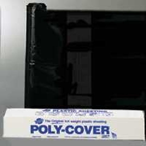 Warp's 4X4BB Poly Film, 200 ft L, 4 ft W, 4 mil Thick, Black
