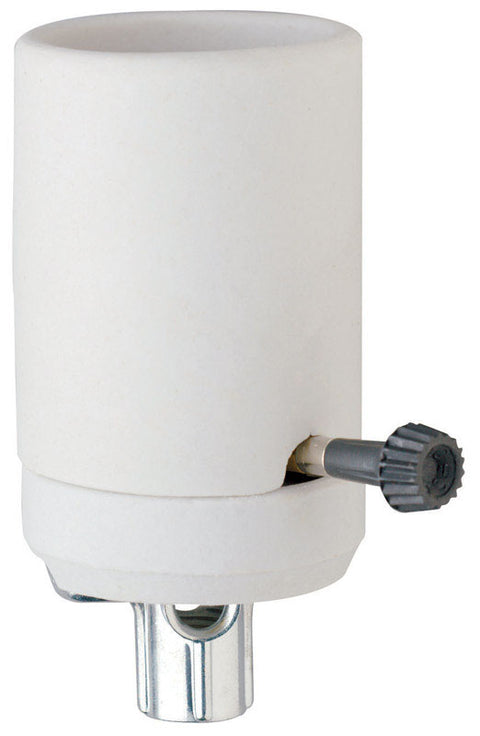 Pass & Seymour Turn Knob Socket 750 watts 250 volts Mogul White
