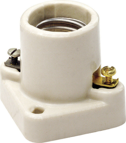 Leviton Poney Cleat Socket 660 watts 250 volts Medium White