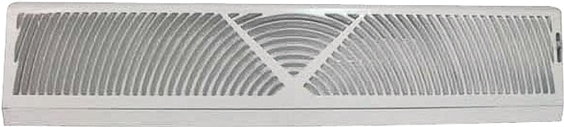 Shell Register ProSource BB-24W Baseboard Register, 24 in L, 4-1/2 in W, 60 deg Air D ...