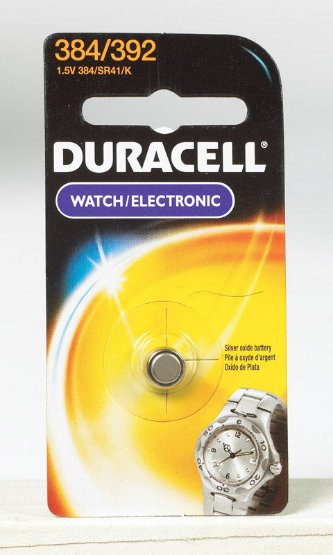 Duracell Watch/Electronic Battery 384/392 1.5 volts 1 pk