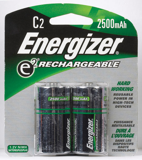 Energizer NiMH C 1.2 volts Rechargeable Batteries NH35BP-2R2