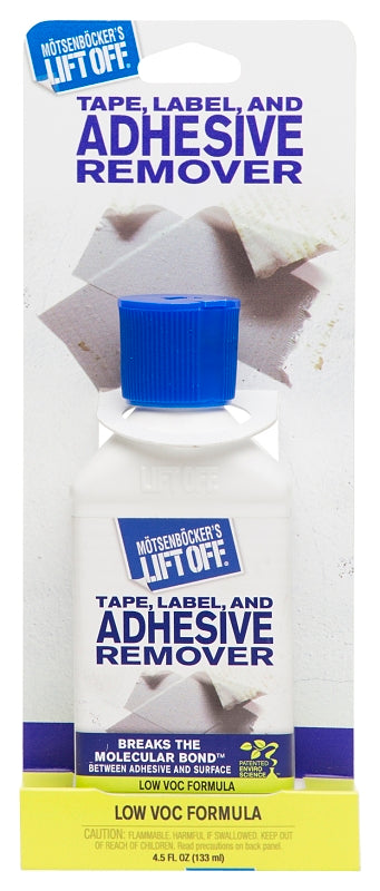 Motsenbocker's Lift Off 407-45 Adhesive Remover, Liquid, Pungent, Clear, 4.5 oz, Bottle