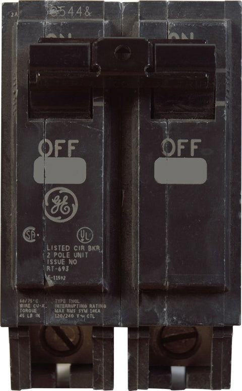 GE Q-Line Double Pole 40 amps Circuit Breaker