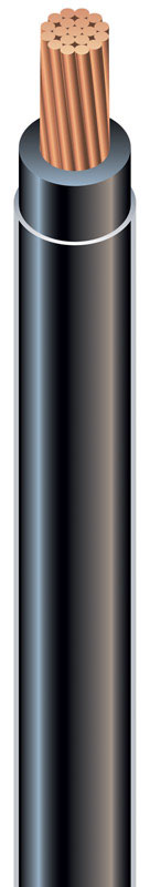 Southwire 6/1 THHN Stranded Wire Black Per Foot – Shell Lumber and Hardware