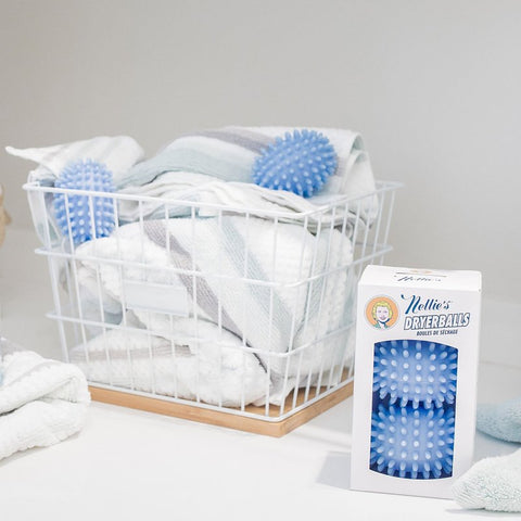 Nellie's NDB-E Fabric Softener Dryer Ball, TPR, Blue