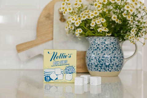 Nellie's NADC-16 Dishwasher Detergent, 16 Count, Cube