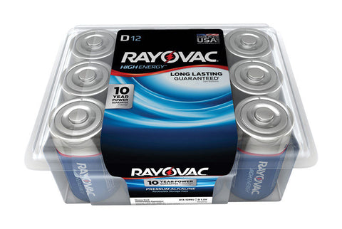 Rayovac C Alkaline Batteries 1.5 volts 12 pk