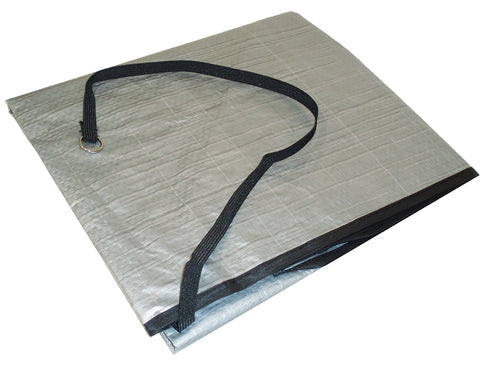 Frost King AC5H Window Air Conditioner Cover, 28 in L, 28 in W, 6 mil Thick Material, Polyethylene, Gray