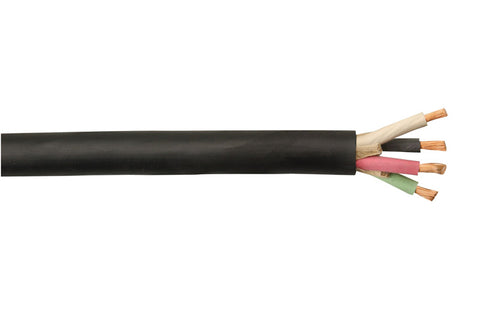 Woods 10/4 SJOOW 300 volts Service Cord Wire 250 ft. L Black