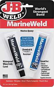 J-B Weld 8272 Cold Weld Epoxy, Dark Gray, Solid, 2 oz Tube, Compositions: Bisphenol A- Epichlorhydrin